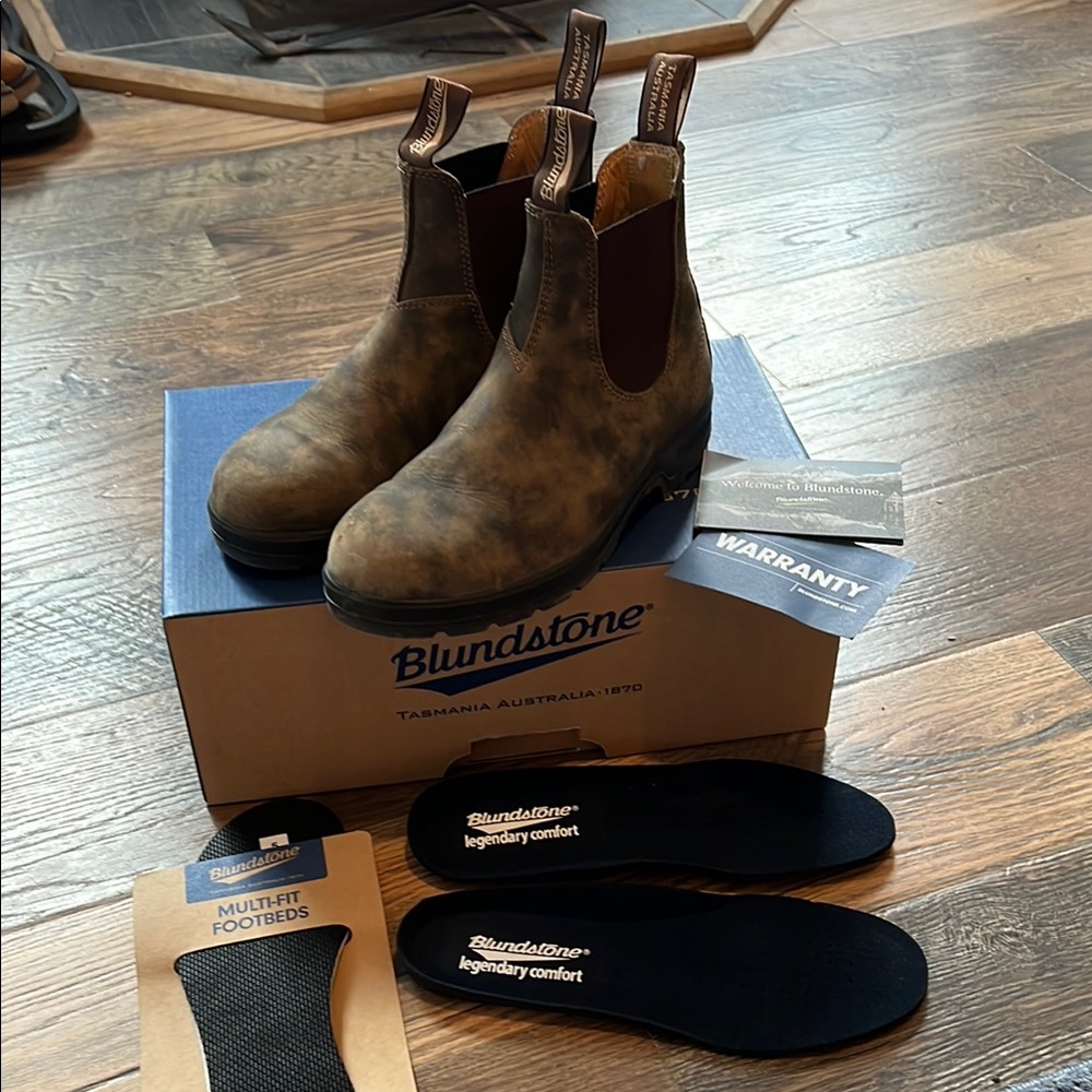 Blundstone Brown Leather Boots - sz AU 5 - US 8 women’s. Nearly new!!